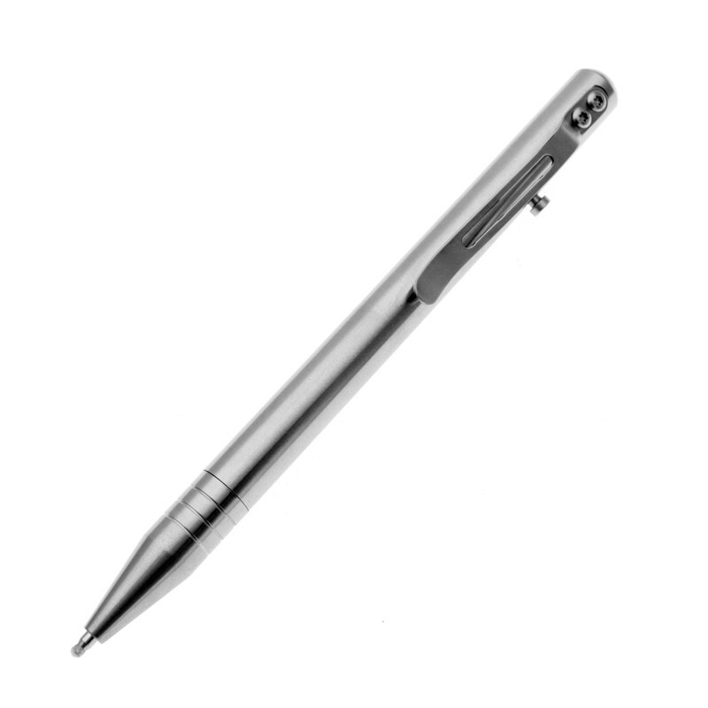 High-end titanium signature pen.