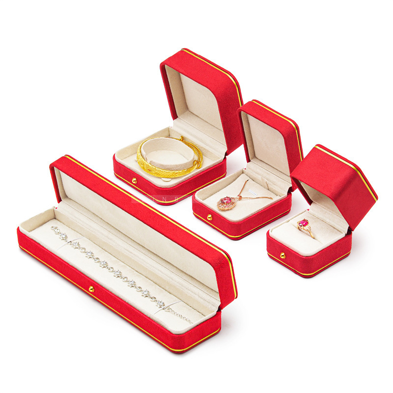 New high-quality jewelry box with a round-tone gold-coated bracelet bracelet box box