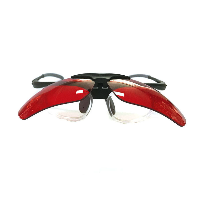 Visible close-looking laser protection glasses 180-540 nm green light blue-light roller glasses