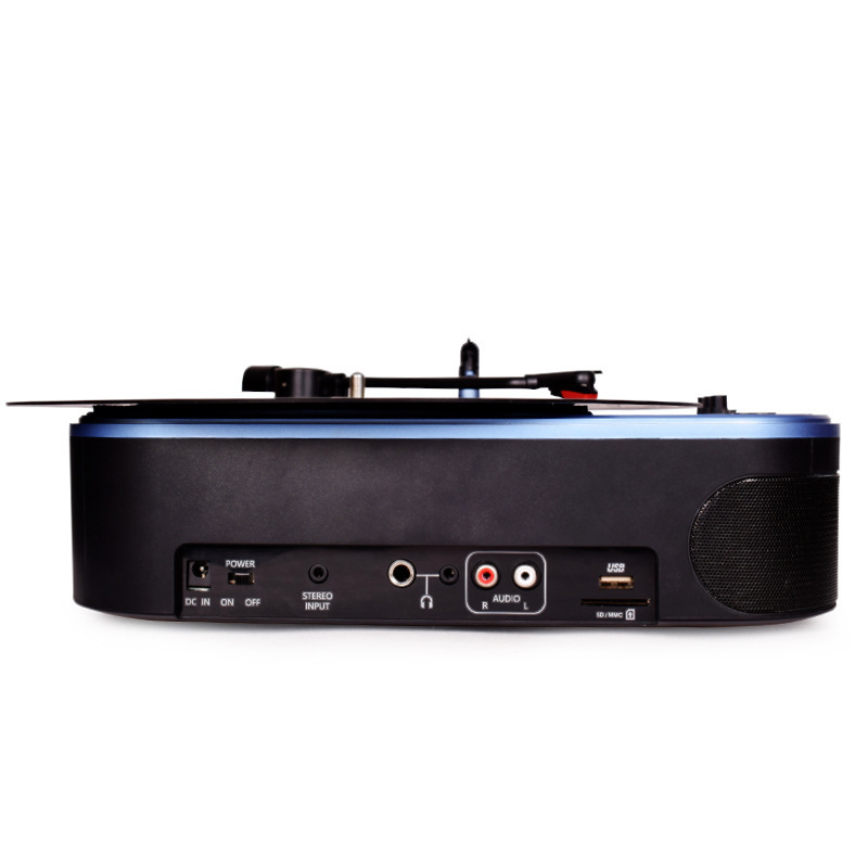 The European black tape recorder's modern living room has multifunctional phonographs that can charge FM bluetooth.