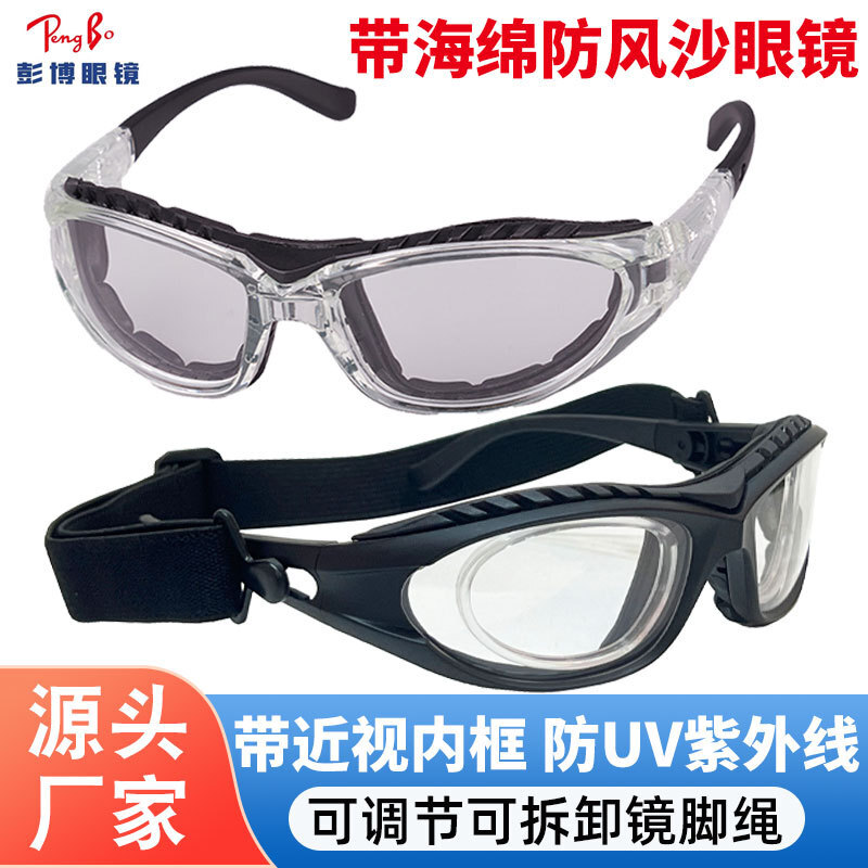 Transparent anti-fogical UV 400 UV cycling for protection glasses