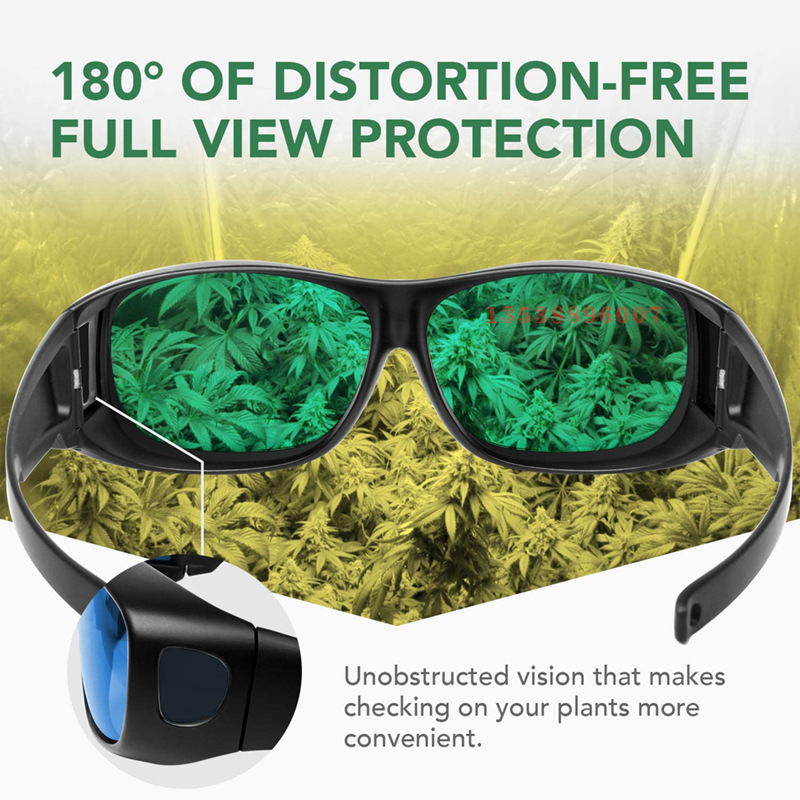 The full spectrum of growth lights applies to indoor vegetable flower LED protection glasses.