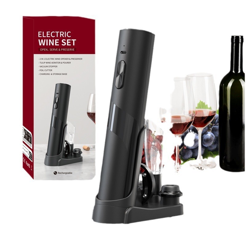 KP 1127 cross-border electric bottle opener Kitchen home power four-and-a-dry battery charger