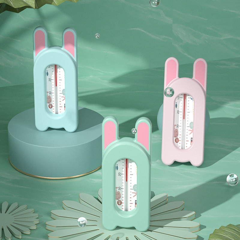 Baby bathing thermometer toy, baby water temperature test, cartoon animal bathing temperature kit.