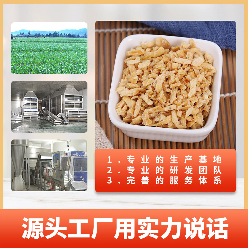 大蒜深加工油炸蒜酥蒜蓉酥调料蒜酥包装出口日本韩国欧美