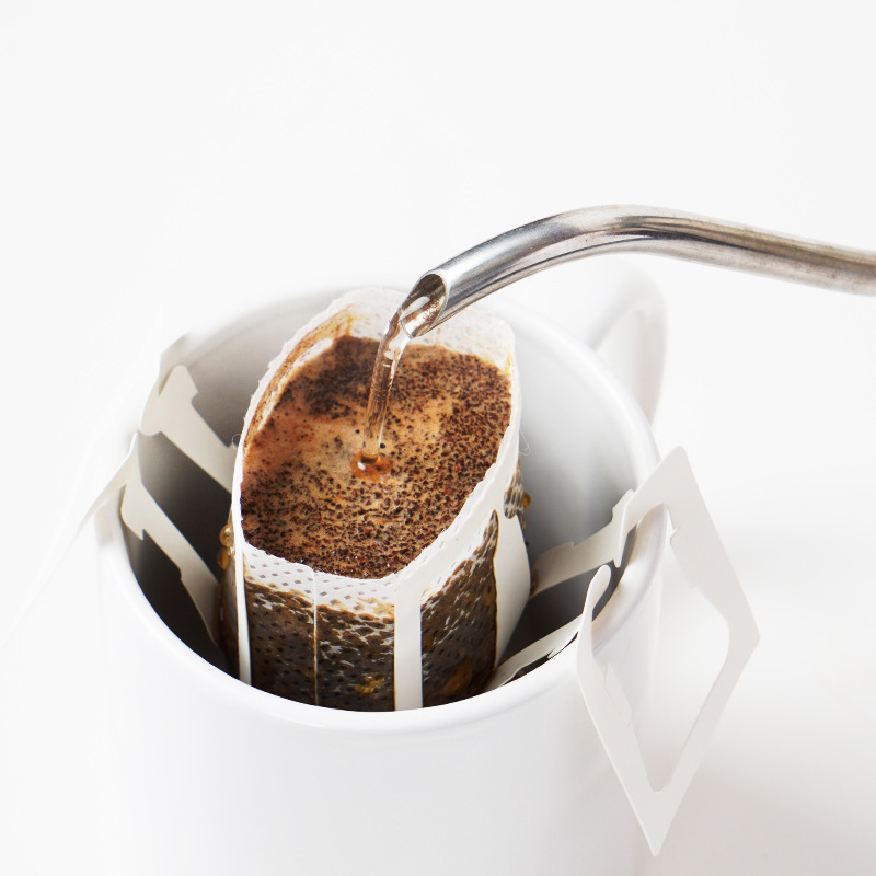 Ei-hye-hye, fresh-eared coffee filtration bag.