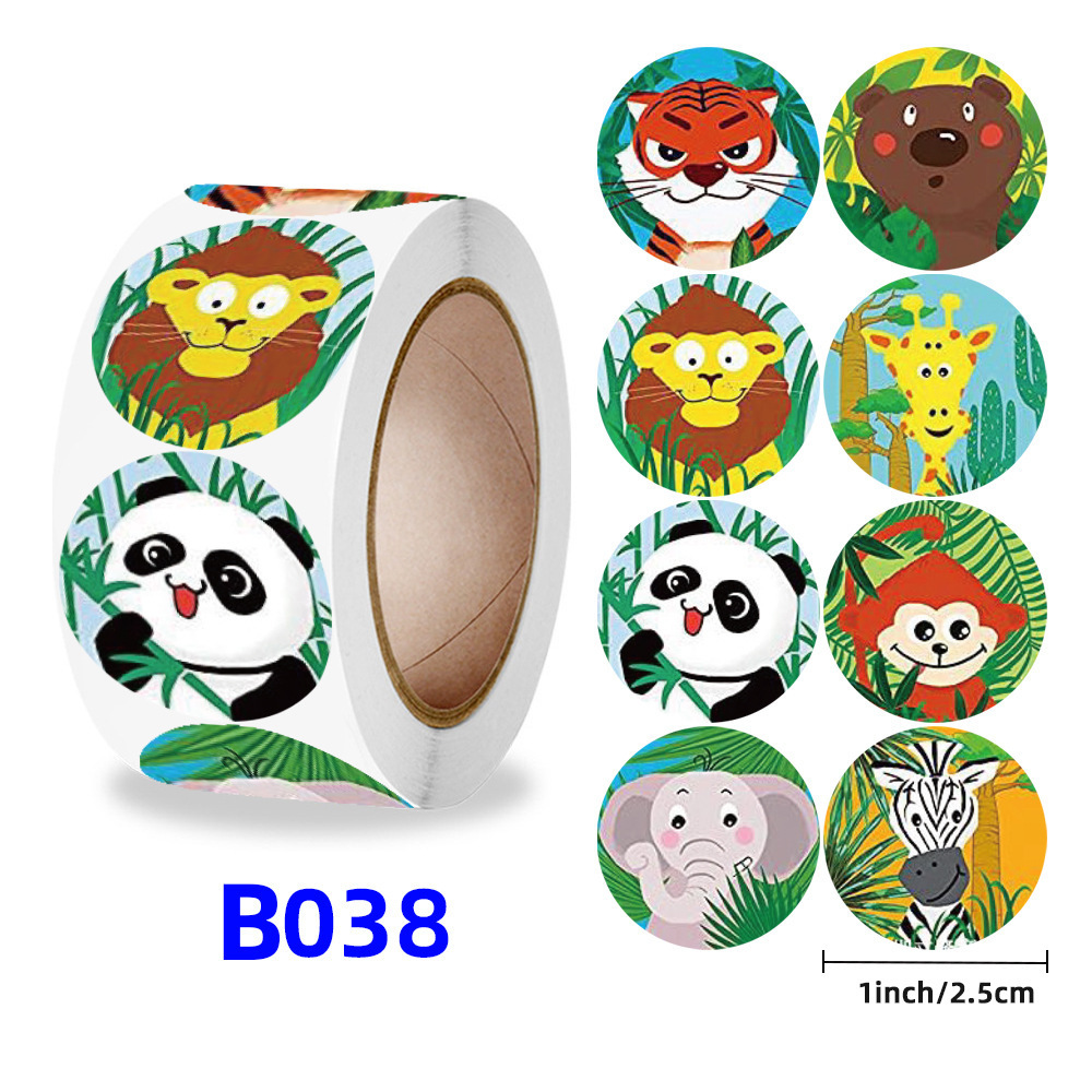 Giấy dán tường, tròn và dễ thương, thưởng cho trẻ em với dán nhãn để trang trí mà không cần băng keo khô.