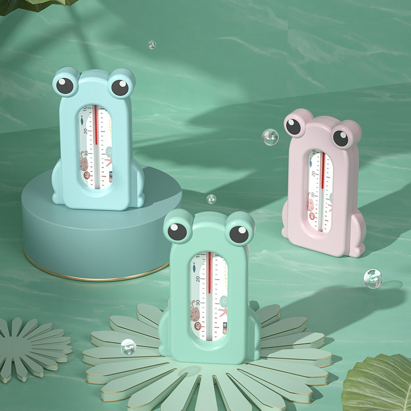 Baby bathing thermometer toy, baby water temperature test, cartoon animal bathing temperature kit.