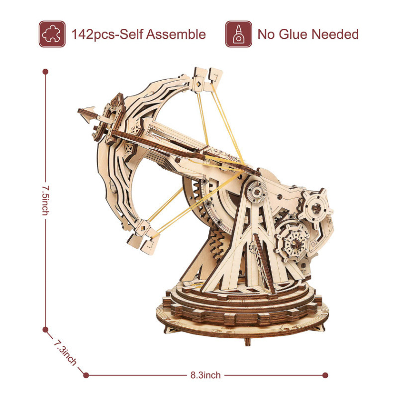 The 3D adult wood puzzle toy, DEY, is customised by the manufacturer.