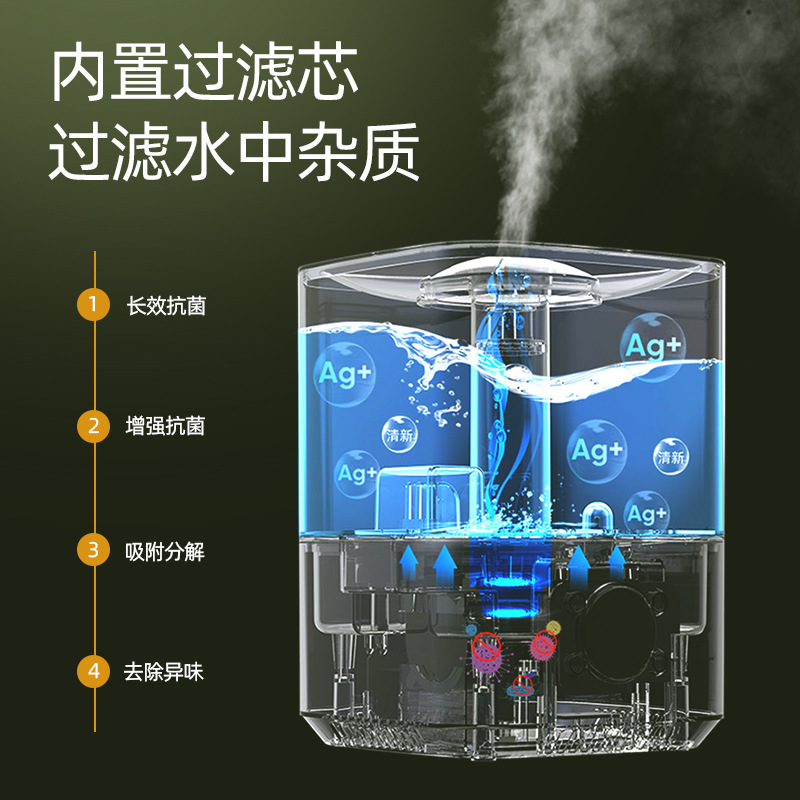 A humidifier for the maintenance of the box