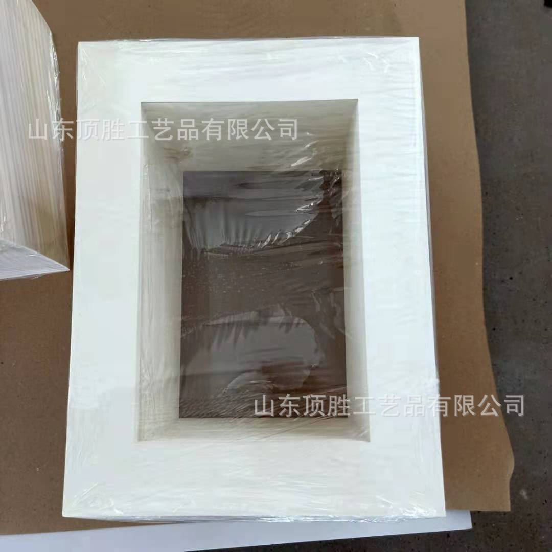 Paper liner inside the card frame, paper liner within the card frame.