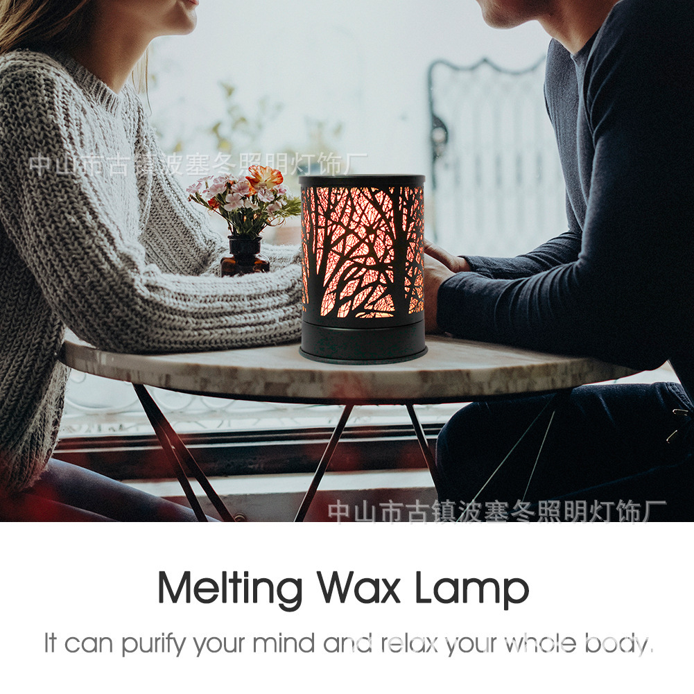 A live American creative electronic perfume light, a light for the night in the bedroom bed of the decorating waxer led iron.