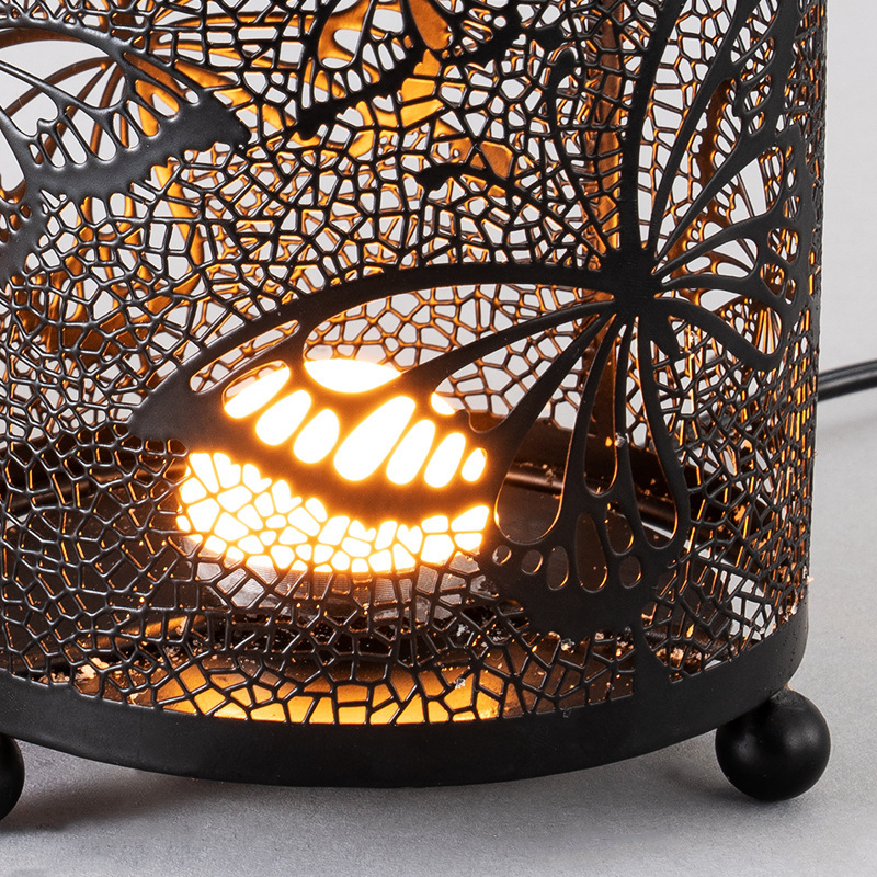 Butterflies saltlights #Yalama salt ore lamp iron plugs #LED family negative ion table lamps