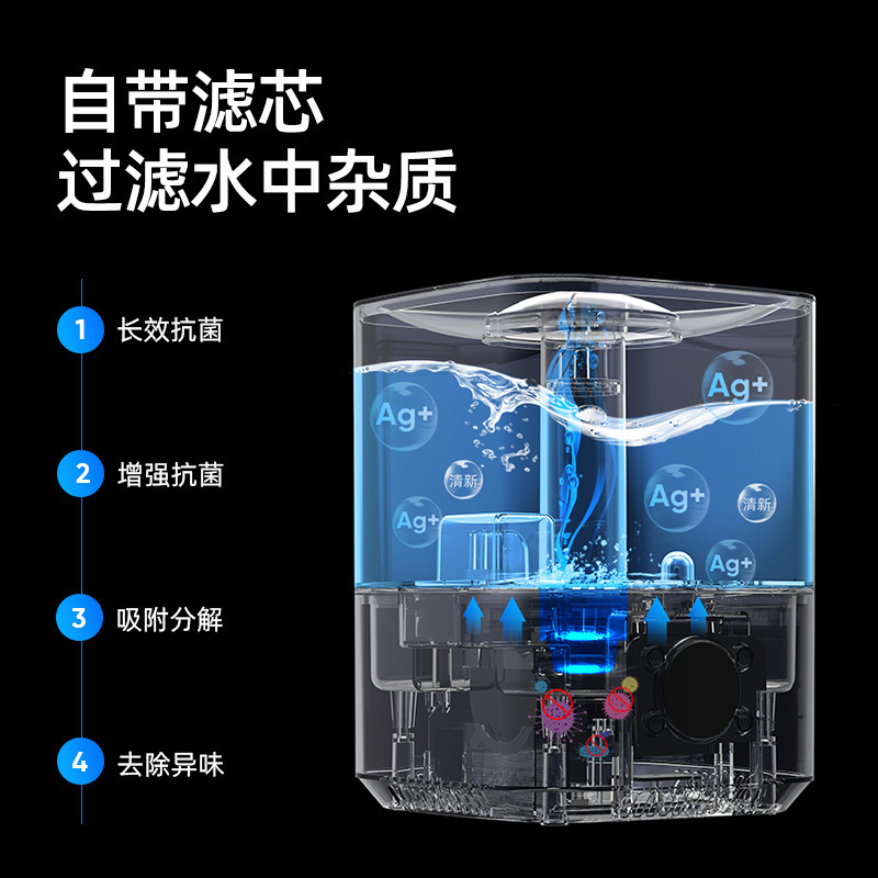 The smart humidifier, with a high water capacity, is sold directly by the wholesaler.