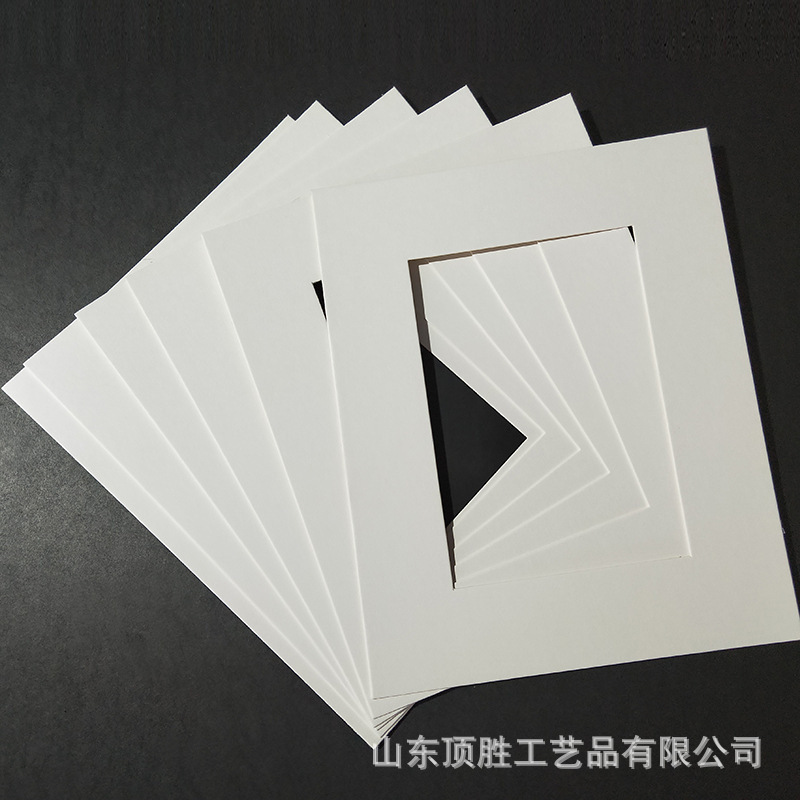 Paper liner inside the card frame, paper liner within the card frame.