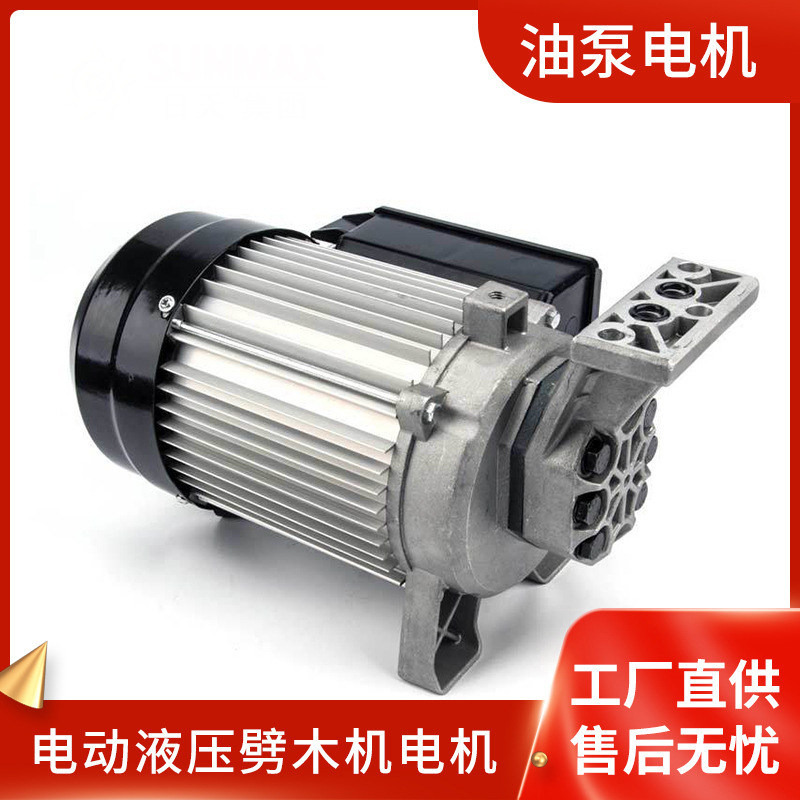 SUNMAX 電動液壓劈木機電機7.5噸劈材機油泵電機 實力廠家直供