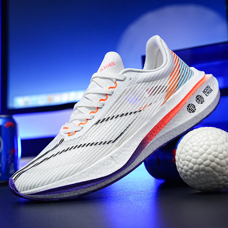 2023 Scramble marathon shoes for men and women with super-light bottom examination sports shoes