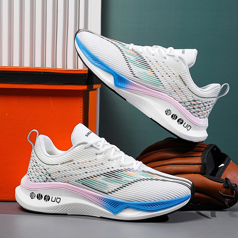 Flying power 3ULTRA semi-pump-carat marathons, specialized in grinding-and-shock shoes, male air-traffic shoes.