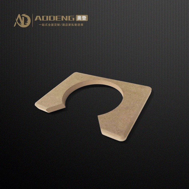 DIY wood model golf fittings 15 mm thick density plate CNC cut, carved and processed