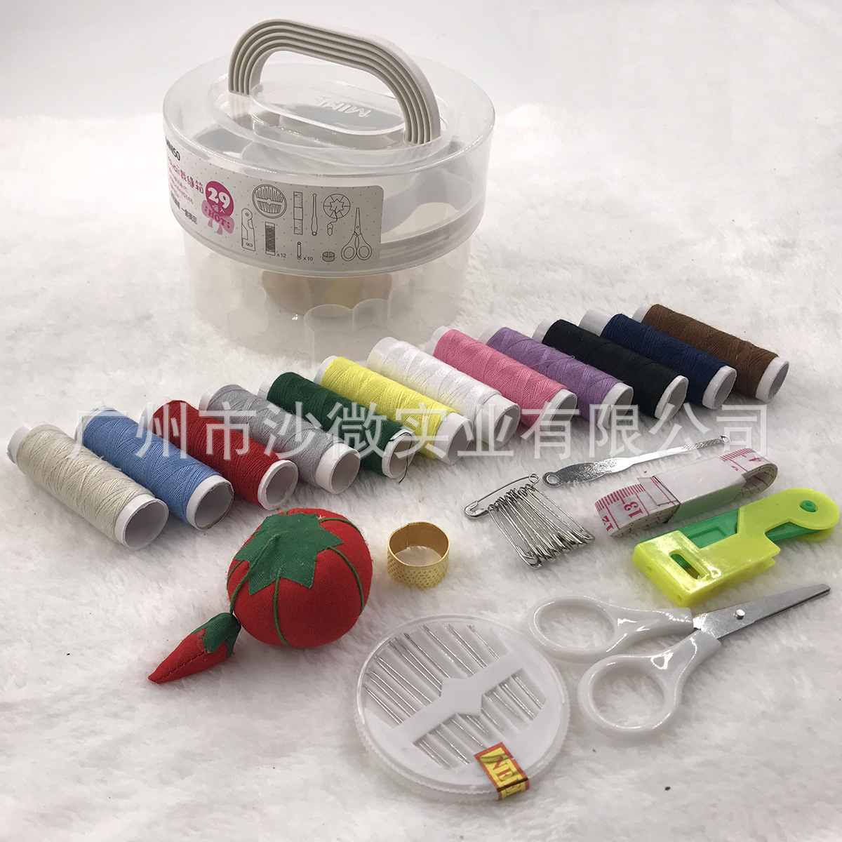 Needle box kits, home-based sewing combinations, needle-covered sewing bags.