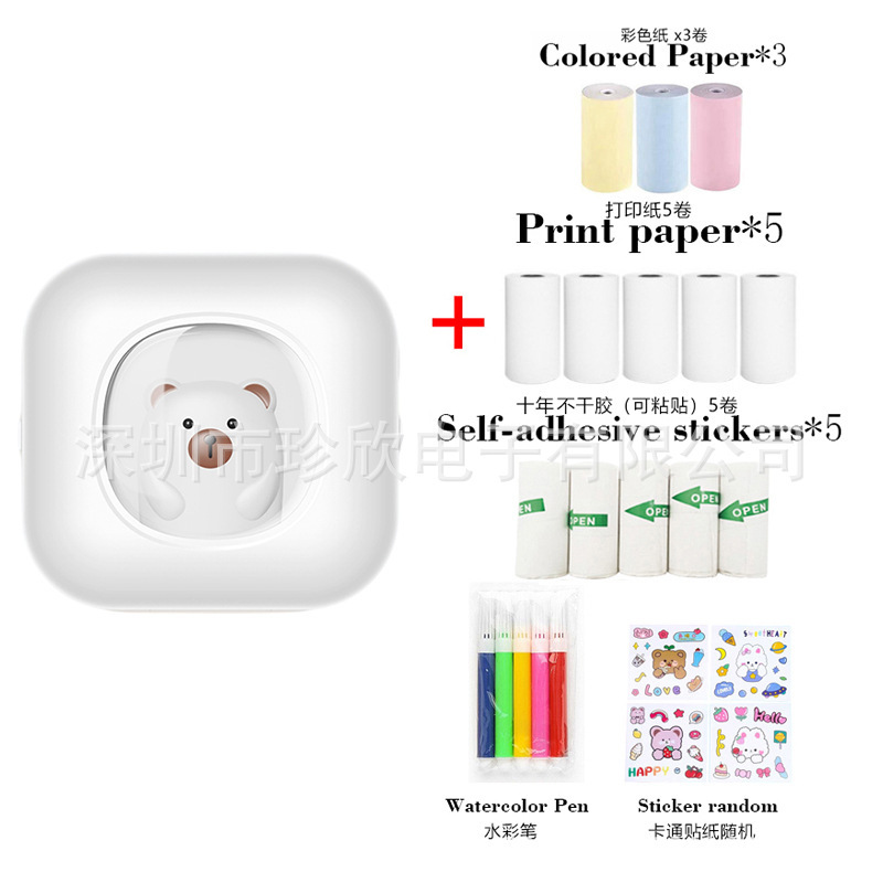 New Foreign Trade Mini Printer Photo Printer Wireless Connected Cellular Mistaked Printer