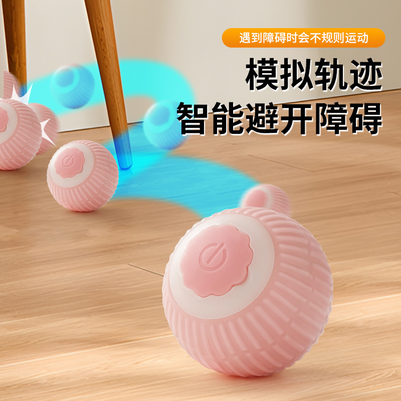 Cross-border pet gravitational-rolling cat-to-cat electric toy grinds 그의 치아와 그의 높은-to-heavy 장난감.