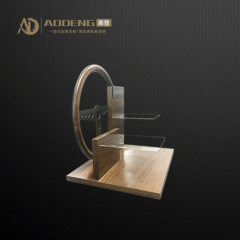 Woody multilayered glasses displays, sunglasses displays, glasses store shelf displays.