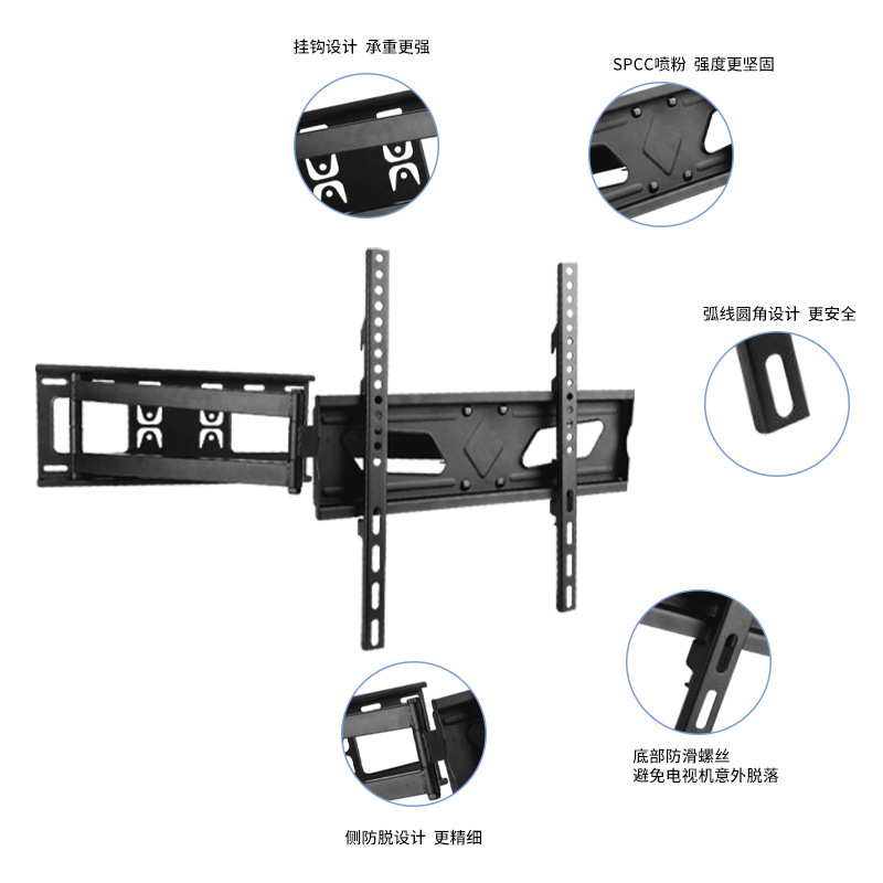 Diễn viên truyền hình có mục đích trên bức tường của màn hình truyền hình