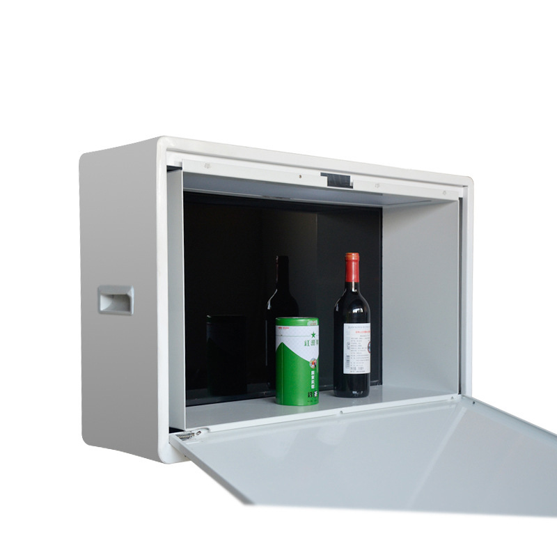 43 inches of jewelry and wine, and all kinds of products, lcd displays the container's liquid crystal screen window ad.