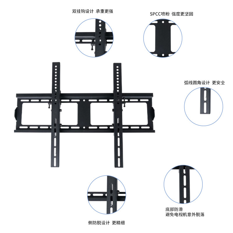 Chương trình truyền hình dày hơn của đại tướng LCD trên tường và đứng màn hình có thể điều chỉnh