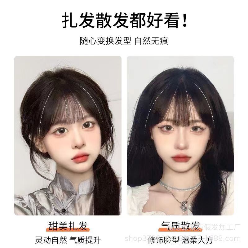 2024 Cross-border wig-skilling, sweet little Chiyo sea air and white hair