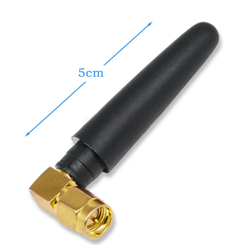 SMA90° 내부 바늘 연결 5CM 2.4g 작은 고추 안테나 WIFI/2.4G 단위는 접착제 안테나를 전문화했습니다