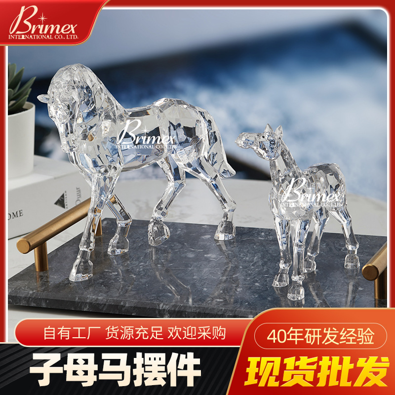 Wholesale of modern European homemade homemade mare-made crystal-decoration creative craft set