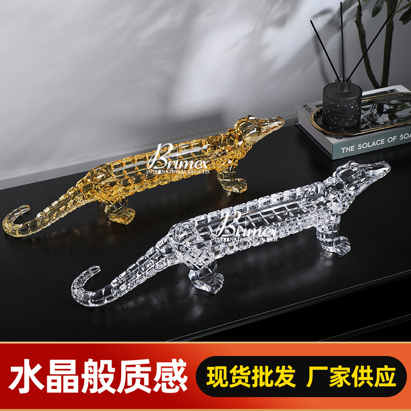 Creative Crocodile Appliances Room Room with Optical Crystal Works