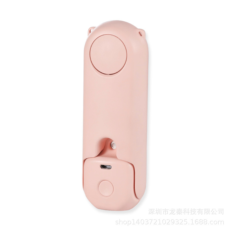 Quạt phun sương mini USB quạt điện nhỏ cầm tay di động để bàn sạc lại logo gấp
