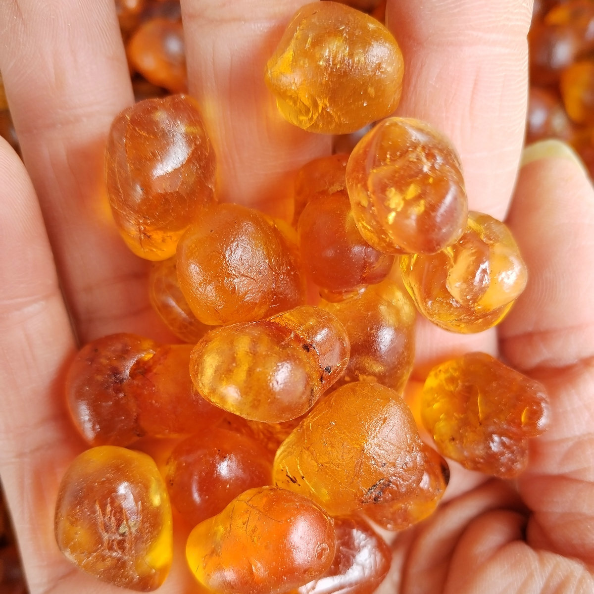 500g keo đào, trộn với đào, lựu, keo vàng, keo đào.