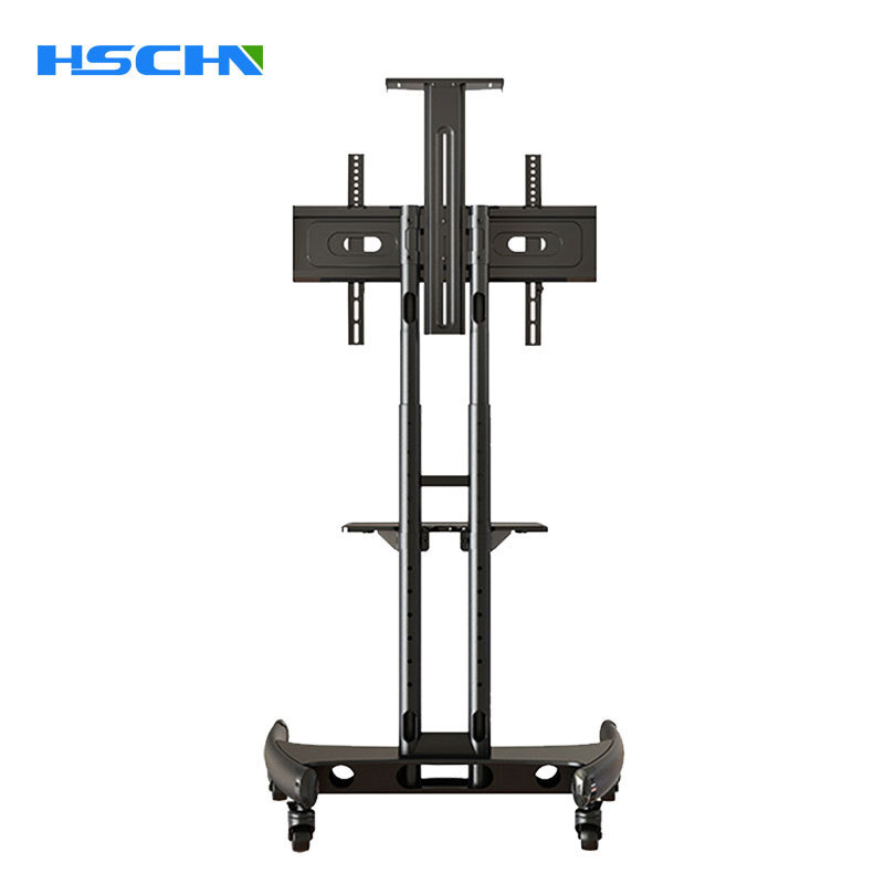 Conference flat-bed television stand-down teaching one-man mobile stand-up cart 55/65/75/86 inches