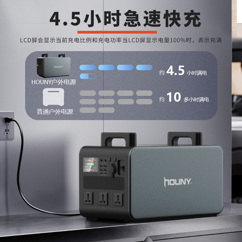 Bộ đảo chiều khẩn cấp ngoài trời công suất lớn 2W chạy bằng pin lithium di động