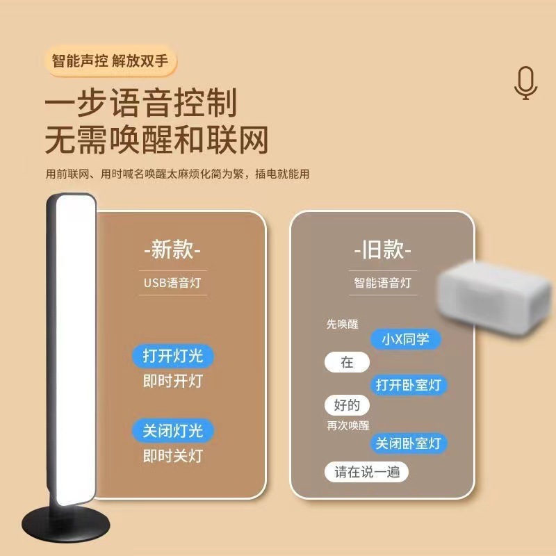 Giọng nói thông minh, đèn USB.