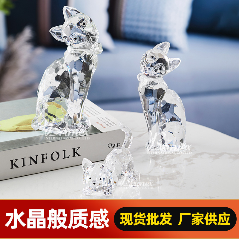 Wholesale of a simple cartoon table set-up of lovely little cat and animal ornamentals home delivery table