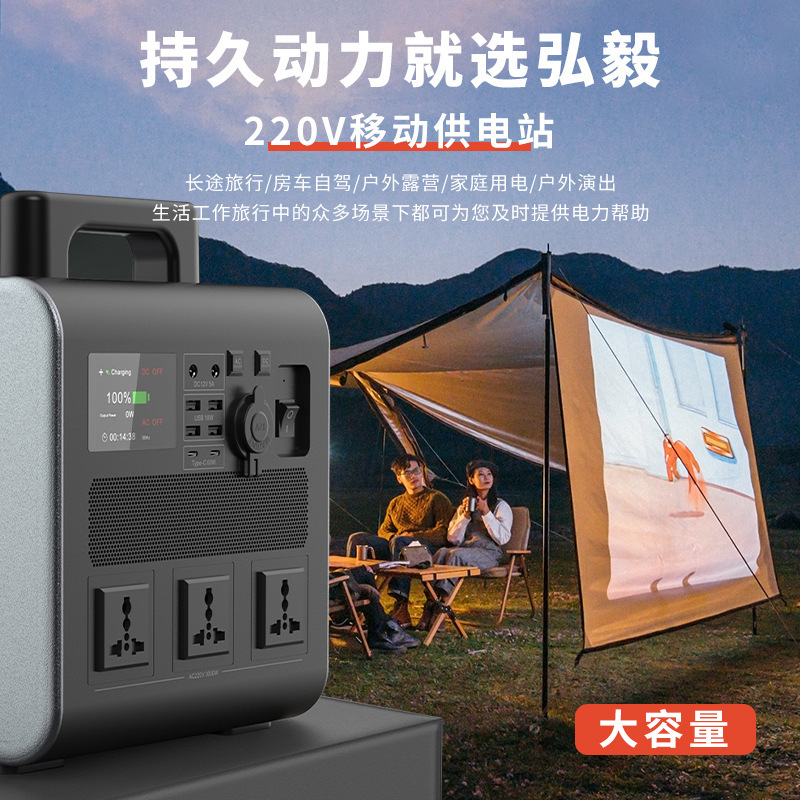 Bộ đảo chiều khẩn cấp ngoài trời công suất lớn 2W chạy bằng pin lithium di động
