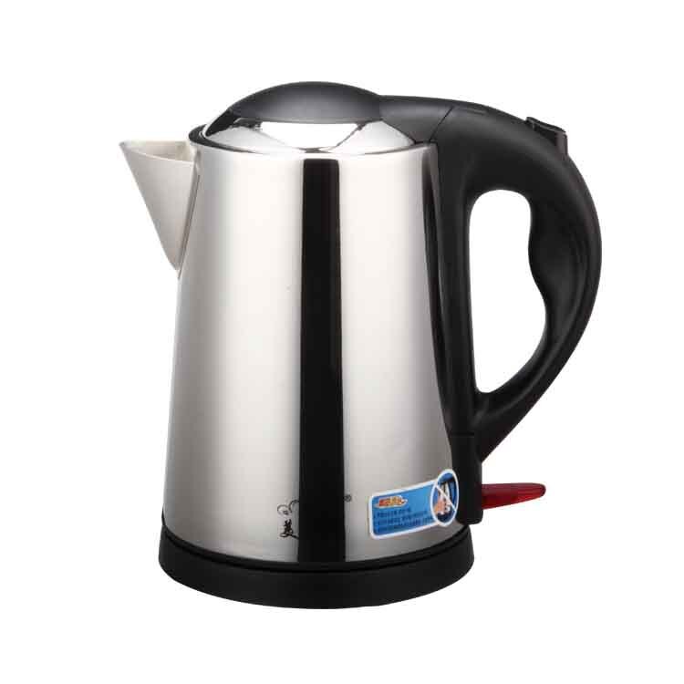 Cái nồi nóng bằng thép không rỉ, cái nồi nóng sôi nhanh, 1.5L tự động cắt sự phân phối từ nhà máy lò sưởi điện.
