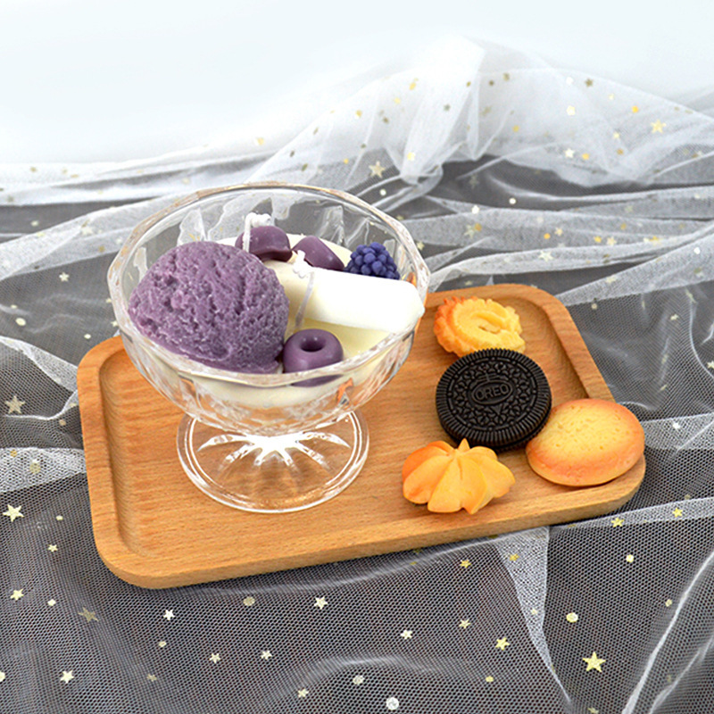 Ice cream creative ins-roached candles, fragrance of fragrance with hand-made diy candles.