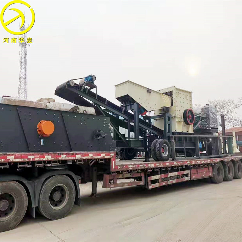 Austrian mobile sand maker, large-calibre mobile fragmentation station, construction of garbage concrete disposal equipment, shredder