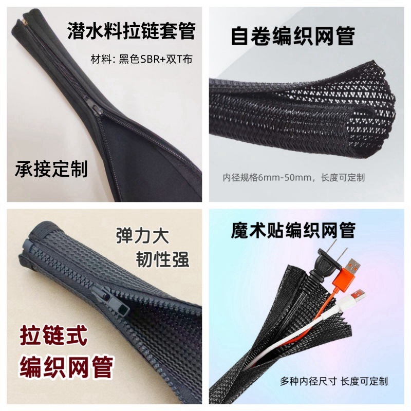 Plant custom zipper data line protection holster vehicle circuitr package