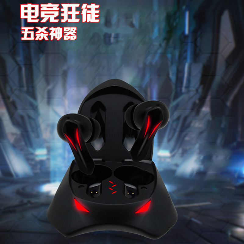 Tùy chỉnh trò chơi Tai nghe Bluetooth có dây trong dây TWS Tai nghe Bluetooth có độ trễ tiếng ồn thấp xuyên biên giới