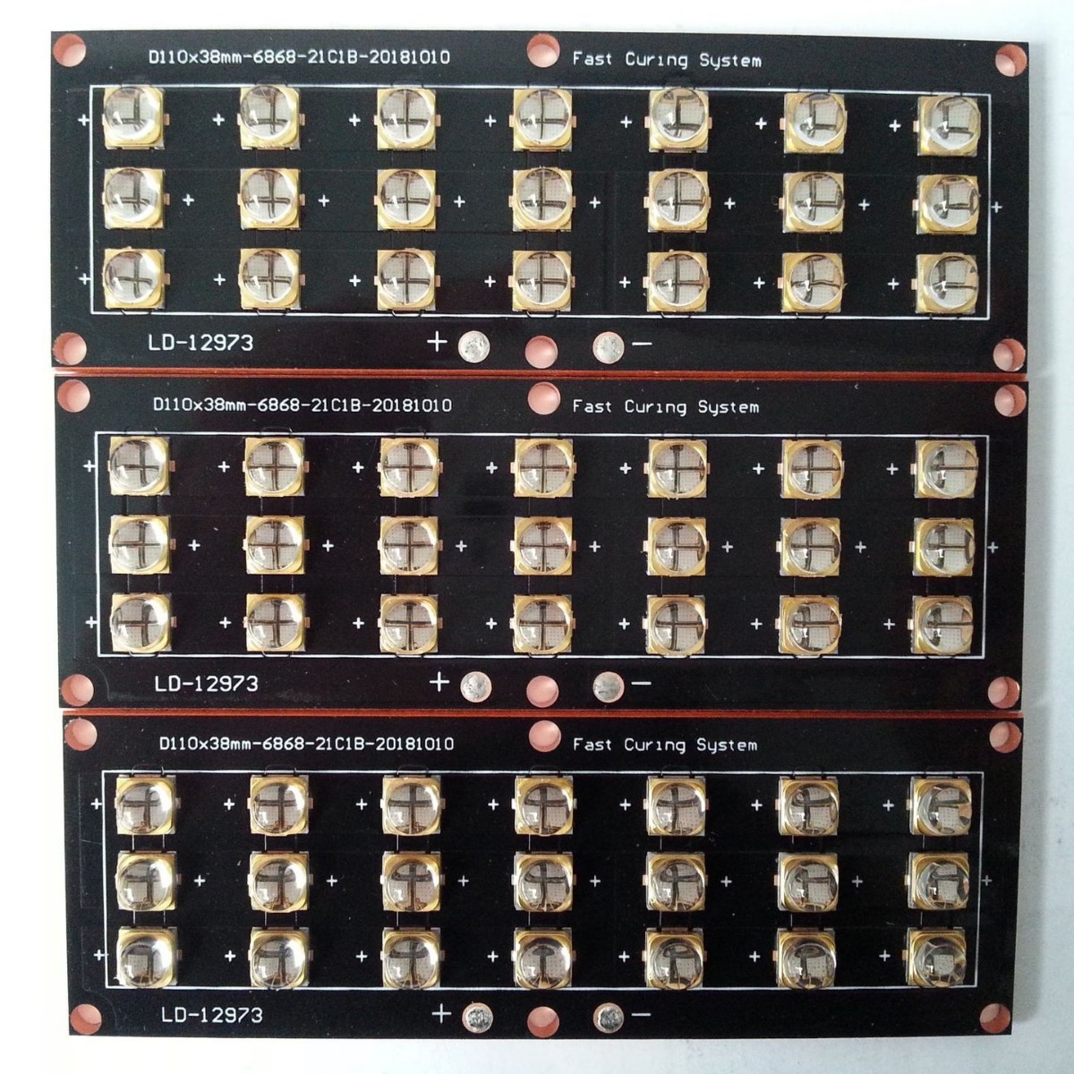 200W Large Power 6868 UVLED Module 365/385/395/405/415nm UV Purple Light Solidification Module