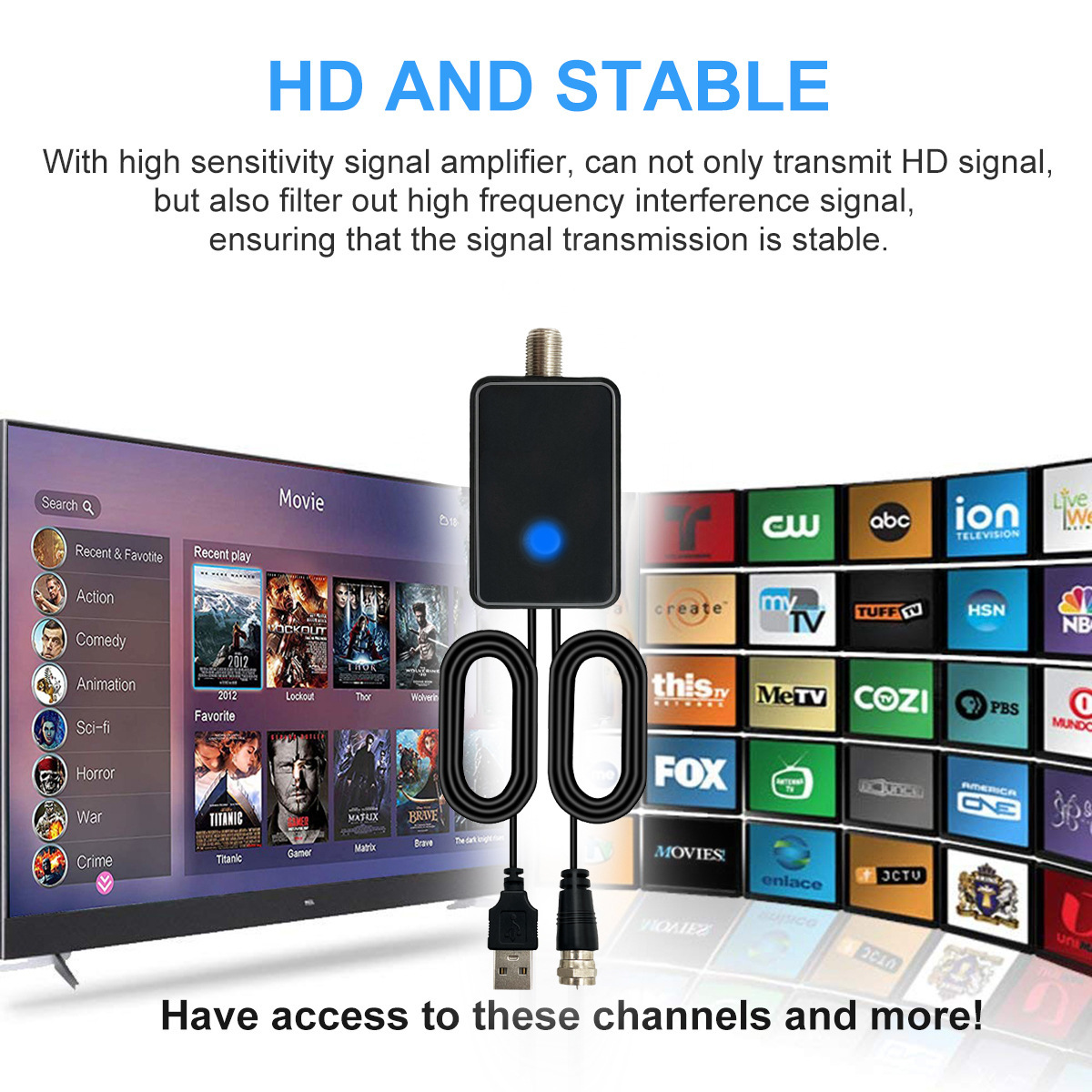 Trực tiếp bán qua biên giới bởi E.M. Hdtv độ phân giải cao ăng ten truyền hình kỹ thuật số