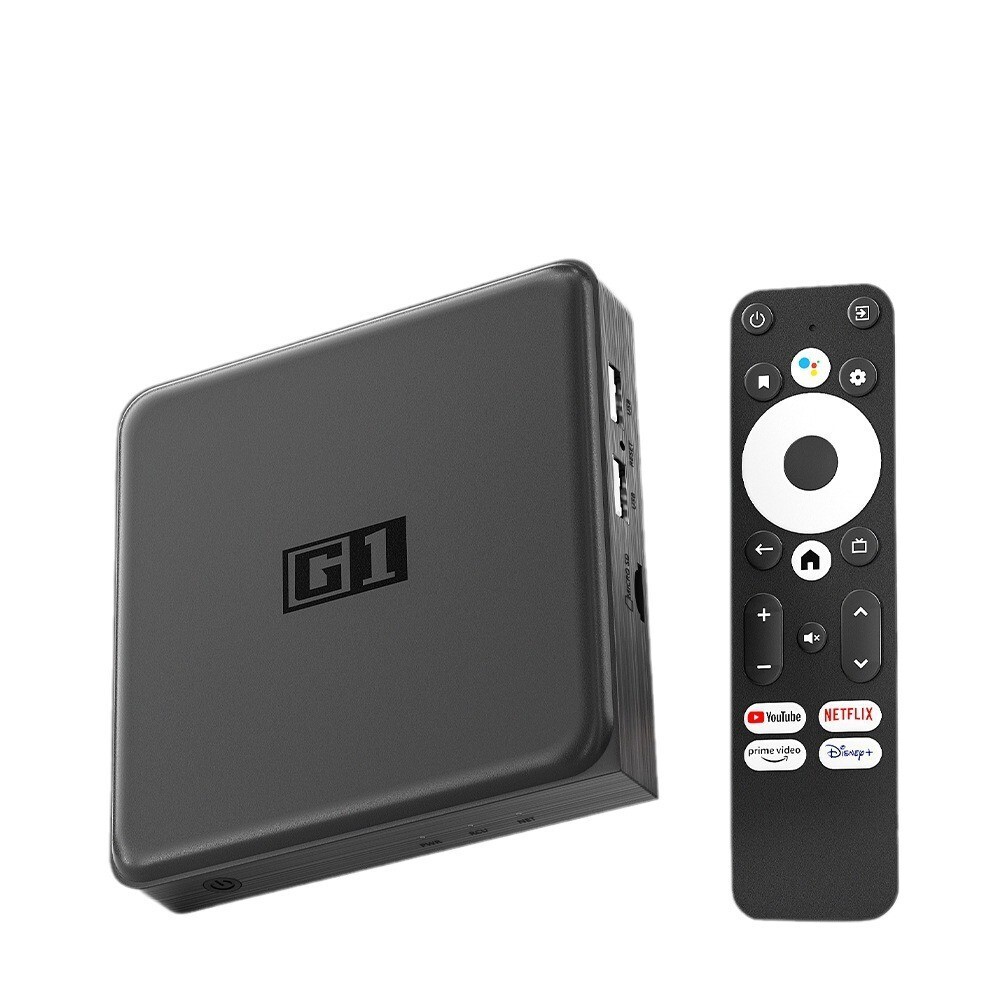 kleincool-G1機頂盒TV BOX 谷歌認證Netflix WiFi6藍牙5.0 S905X4