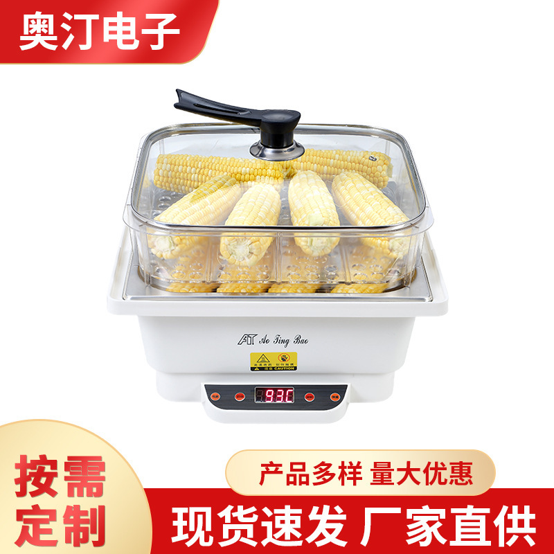 Máy ăn sáng thông minh hơn, nắp kính nhà với một thanh bắp tự động bị mất điện, lồng hơi nước nhiều tầng.